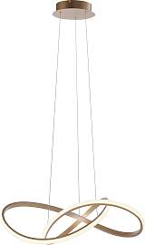 JUST LIGHT Pendelleuchte "MARIA", gold