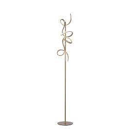 JUST LIGHT Stehlampe "CURLS", gold