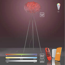 JUST LIGHT Stehlampe "LOLAsmart-NAOMI",