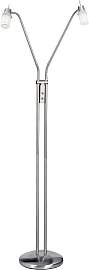 JUST LIGHT Stehlampe "MAX LED", silber