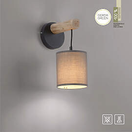JUST LIGHT Wandleuchte "GREEN TRIB",