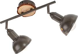 JUST LIGHT Wandleuchte "SWAMP", braun