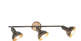 JUST LIGHT Wandleuchte "SWAMP", braun