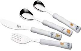 JUSTINUS Besteckset silber Edelstahl 4 tlg.