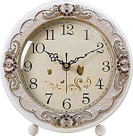 Justup Vintage-Tischuhr, Retro, Nicht tickend,