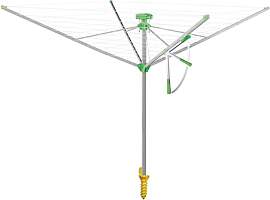 JUWEL Wäschespinne Novaplus 500 Easy (für 4-5