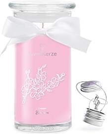 JuwelKerze Cherry Blossom Halskette Silber -