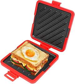 JXAXD Sandwichmaker Mikrowelle, Mini Sandwichmaker 