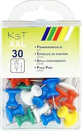 K3T Pinnnadeln XXL 30er Packung, bunt Sortiert,