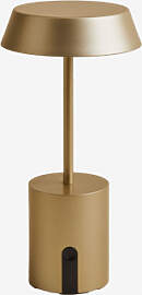 Kabellose Led-tischlampe Uliana Vergoldet - Sklum
