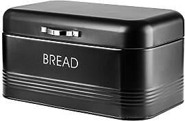 KADAX Brotkasten, Brotbox aus Stahl gebürstet, 30 