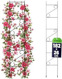 KADAX Rankgitter 180cm, Rankhilfe aus Stahl,