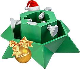 KADAX Weihnachtsbaumständer mit Wasserbehälter,