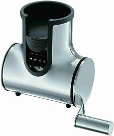 Käsemühle RÖSLE, silber (silberfarben), B:6,5cm 