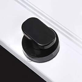 KAFENDA Mini-Spiegeltürgriff aus Glas, mit