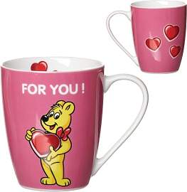 Kaffeebecher HARIBO For you | 360 ml, Rosa