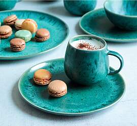 Kaffeebecher-Set, Steinzeug Carellia