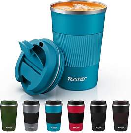 Kaffeebecher to Go, 13oz/380ml Thermobecher Kaffee 
