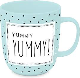 Kaffeebecher Yummy Yummy aus Keramik ca. 350ml