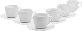 Kaffeeservice Weiß, 12-teilig