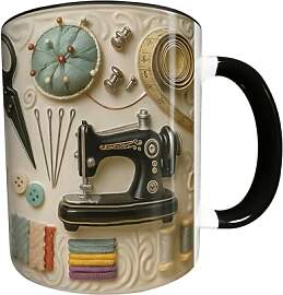 Kaffeetasse für Nähmaschine, Geschirr für