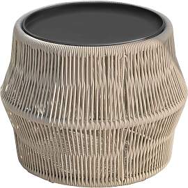 Kaffeetisch Chaco - 63cm rund, 49cm hoch beige