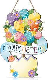 KAIRNE Frohe Ostern Türschild Osterdeko Schild
