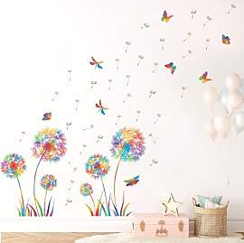 KAIRNE Pusteblume Wandsticker,Wandtattoo