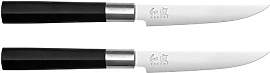KAI Wasabi Black Steakmesser 2er Set mit 12 cm