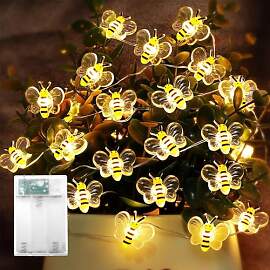 Kaleora Biene Lichterkette, 3M 30 LED Biene Licht