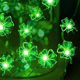 Kaleora LED Kleeblatt Lichterkette, 2M 20 LED
