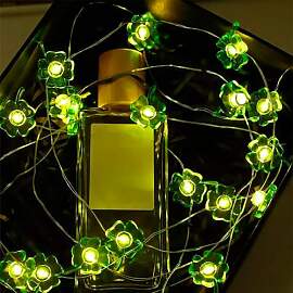 Kaleora LED Lichterkette Kleeblatt, 5M 50 LED