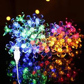 Kaleora Lichterkette Kirschblüten, 6M 40 LED