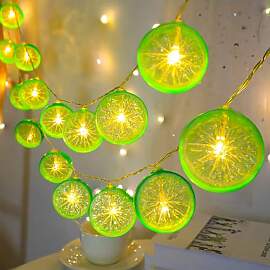 Kaleora Lichterkette Limetten, 1,5M 10 LED Grün