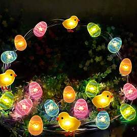 Kaleora Lichterkette Ostern, 2M 20 LED Oster