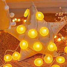Kaleora Lichterkette Zitronen, 1,5M 10 LED