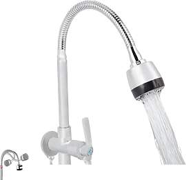 Kaltwasserhahn Wandmontage für Küchenspüle,