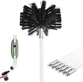 Kaminbürste Stange Set, Kanalentlüftungs