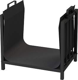 Kaminholzregal Schwarz