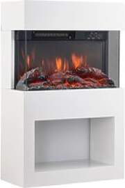 KAMINIO Elektrischer-Kamin HENRI weiß Metall