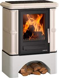 Kaminofen JUSTUS "Bavaria Ahorn", weiß