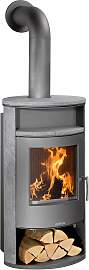 Kaminofen JUSTUS "Island Aqua", grau,