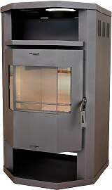 Kaminofen "Prismo Stahl", schwarz,
