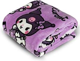 Kanguru – Weiche Mikrofaser Decke Kuromi Rosa