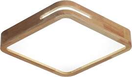 Kaniker 30cm LED Deckenleuchte Holz 24W,