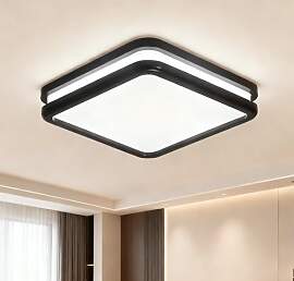 Kaniker LED Deckenleuchte 30x30 cm Holzoptik, 24W