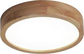 Kaniker LED Deckenleuchte Holz Rund 24W, 30cm LED