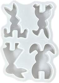 Kaninchen-Häschen-Silikon-Fondantform – 6 X 4