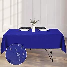Kapwall Tischdecke Outdoor Abwaschbar 137x160 Blau 