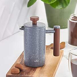 KARACA Doppelwandige Marmor French Press mit